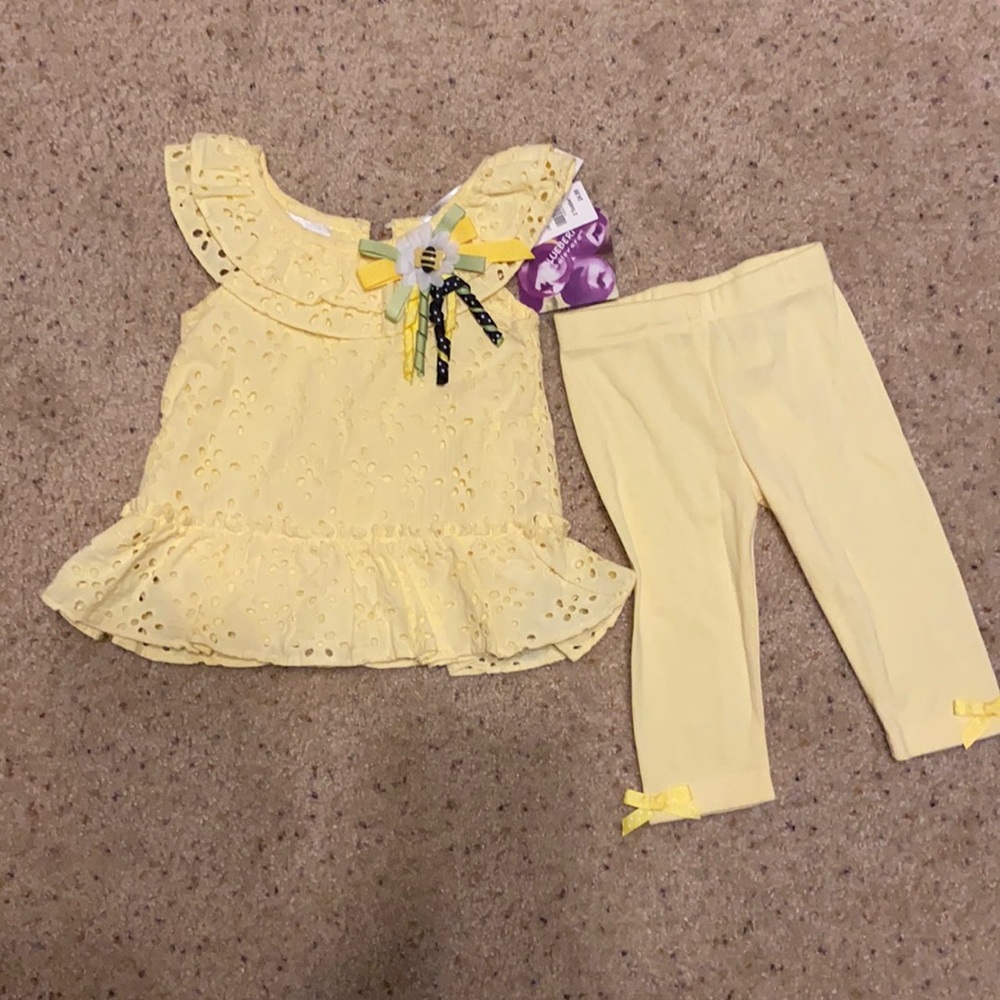 NWT Blueberi boulevard 2pc set toddler girls